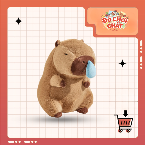 Gấu Bông Capybara Cute – Siêu Dễ Thương, Ôm Là Mê